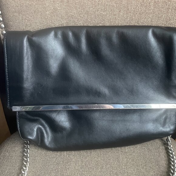 Zara black leather chain purse - Picture 2 of 10